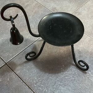 PartyLite Black Metal Candle Holder